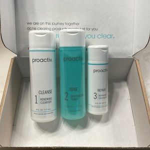 3 step Proactiv face wash